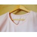 Dámské tričko biobavlna  krátký  rukáv růžové - doprodej