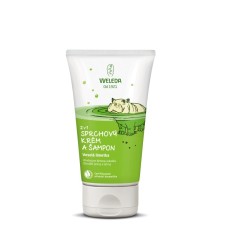 2 v 1 sprchový krém a šampon Veselá limetka  Weleda 150 ml
