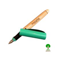 Plnící dřevěné pero Mercurius  ECO zelené